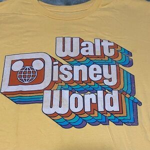 Women's XL Disney Yellow Graphic Tee